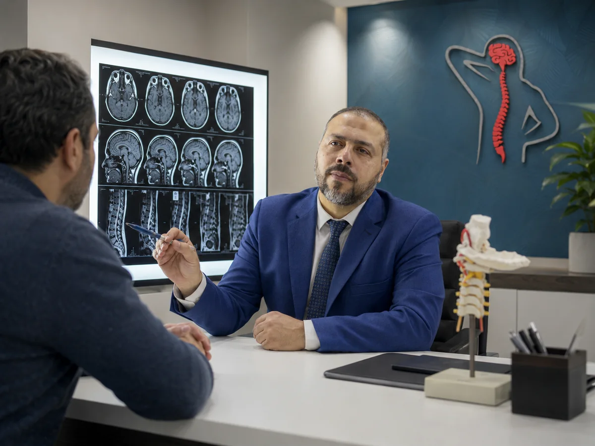 حجز موعد في مركز سلامة العمود الفقري وجراحة الأعصاب