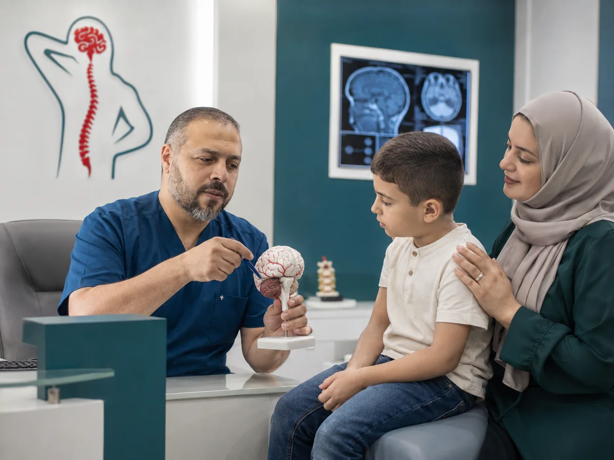 صورة تعريفية مستقلة عن جراحات أعصاب الأطفال